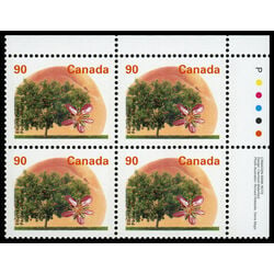 canada stamp 1374 elberta peach 90 1995 PB UR