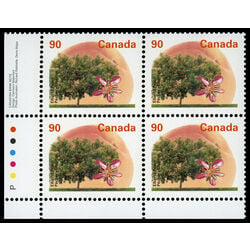 canada stamp 1374 elberta peach 90 1995 PB LL