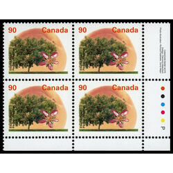 canada stamp 1374 elberta peach 90 1995 PB LR