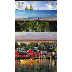 canada stamp prepaid postage cards ux382 6 unesco world heritage sites in canada 2014