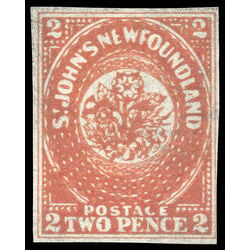 newfoundland stamp 17 pence third issue 2d 1861 M VFNG 013