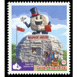 canada stamp 2397b happy rock 2010