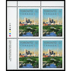 canada stamp 1484 founding of toronto 43 1993 PB UL