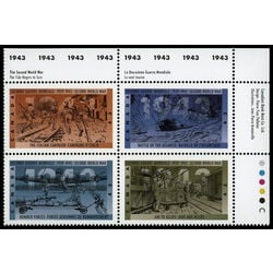 canada stamp 1506a second world war 1943 1993 PB UR