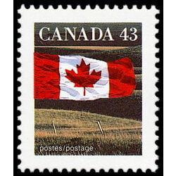 canada stamp 1359 flag over field 43 1992