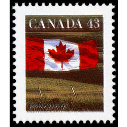 canada stamp 1359ii flag over field 43 1992