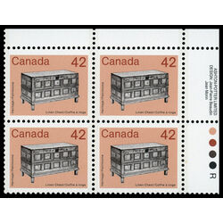 canada stamp 1081iii linen chest 42 1987 PB UR