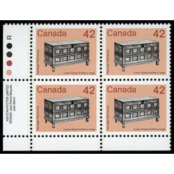 canada stamp 1081iii linen chest 42 1987 PB LL