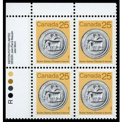 canada stamp 1080 butter stamp 25 1987 PB UL