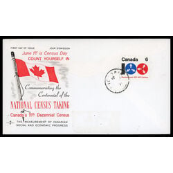 canada stamp 542 computer tape and reels 6 1971 FDC 009