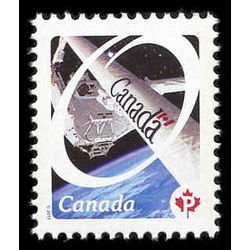 canada stamp 2418d flag on canadarm 2011