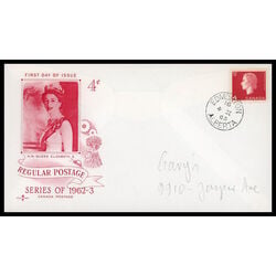 canada stamp 404 queen elizabeth ii 4 1963 FDC 011