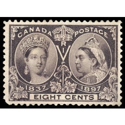 canada stamp 56 queen victoria diamond jubilee 8 1897 M VFNG 081