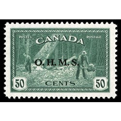 canada stamp o official o9 lumbering 50 1949 M VFNH 019