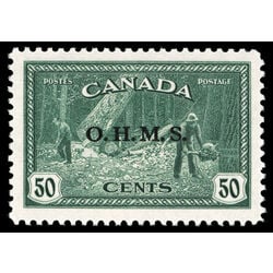 canada stamp o official o9 lumbering 50 1949 M VF 021