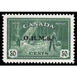 canada stamp o official o9 lumbering 50 1949 M XFNH 018