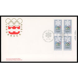 canada stamp 689 snowlake and olympic symbols 20 1976 FDC LR