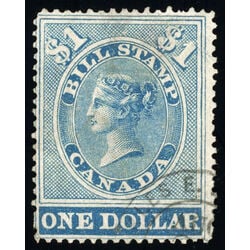 canada revenue stamp fb15 first bill issue 1 1864 U VG F 002