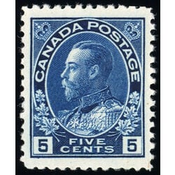 canada stamp 111 king george v 5 1914