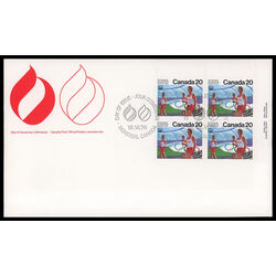 canada stamp 682 opening ceremony 20 1976 FDC UR