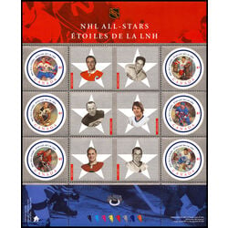 canada stamp 1885 nhl all stars 2 2001