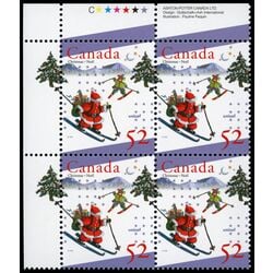 canada stamp 1628 santa and elf skiing 52 1996 PB UL