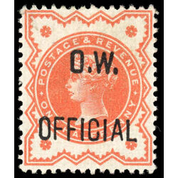 great britain stamp o44 office of works queen victoria 1896 M 001