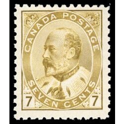 canada stamp 92 edward vii 7 1903 M VFNH 033