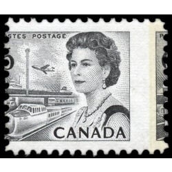 canada stamp 460fpvi queen elizabeth ii transportation 6 1972 M NH 001