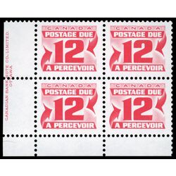 canada stamp j postage due j36a centennial postage dues fourth issue 12 1977 PB LL