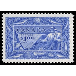 canada stamp 302 fisherman 1 1951 M VFNH 031