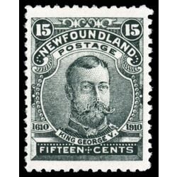 newfoundland stamp 97 king george v 15 1910 M VF 020