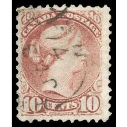 canada stamp 40c queen victoria 10 1877 U F VF 006