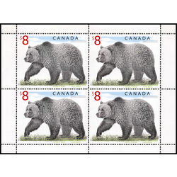 canada stamp 1694 grizzly bear 8 1997 M PANE BL