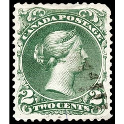 canada stamp 24 queen victoria 2 1868 U VF 048