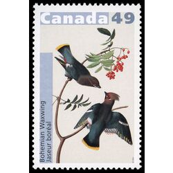 canada stamp 2038 bohemian waxwing 49 2004