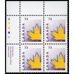 canada stamp 1685 maple leaf 73 1998 PB UL