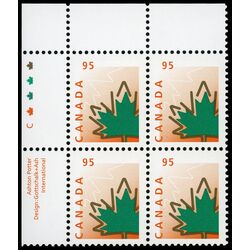 canada stamp 1686 maple leaf 95 1998 PB UL