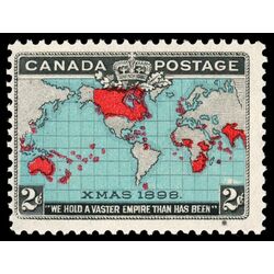 canada stamp 86b imperial penny postage christmas 2 1898 M F VFNH 038