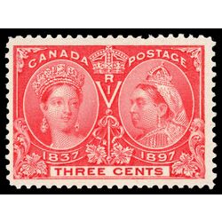 canada stamp 53 queen victoria diamond jubilee 3 1897 M F VFNH 031