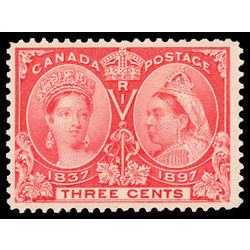 canada stamp 53 queen victoria diamond jubilee 3 1897 M F VFNH 032