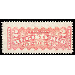 canada stamp f registration f1b registered stamp 2 1888 M FNH 013