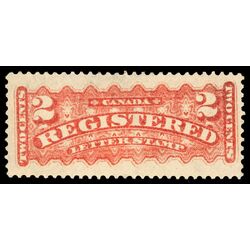 canada stamp f registration f1b registered stamp 2 1888 M VF 014