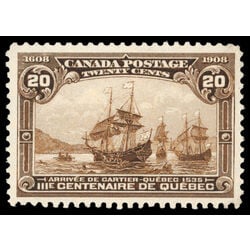 canada stamp 103 cartier s arrival 20 1908 M VFNG 061