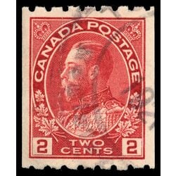 canada stamp 124 king george v 2 1913 U XF 040