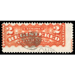 canada stamp f registration f1v registered stamp 2 1875 U F 003