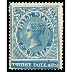 canada revenue stamp fb17 first bill issue 3 1864 M 002