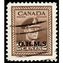 canada stamp o official o2a king george vi 2 1949