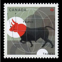 canada stamp 2445b taurus the bull 2011