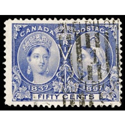 canada stamp 60 queen victoria diamond jubilee 50 1897 U F VF 085